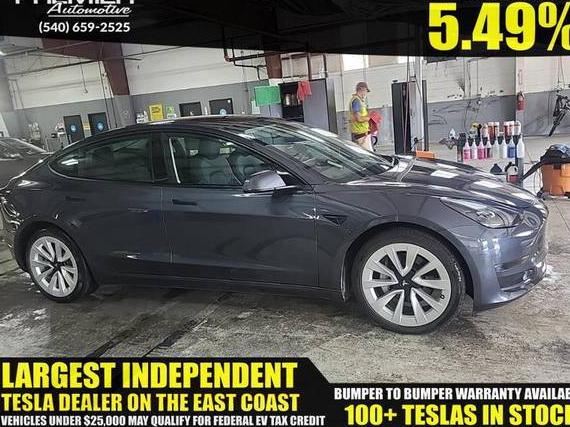 TESLA MODEL 3 2022 5YJ3E1EB3NF253370 image